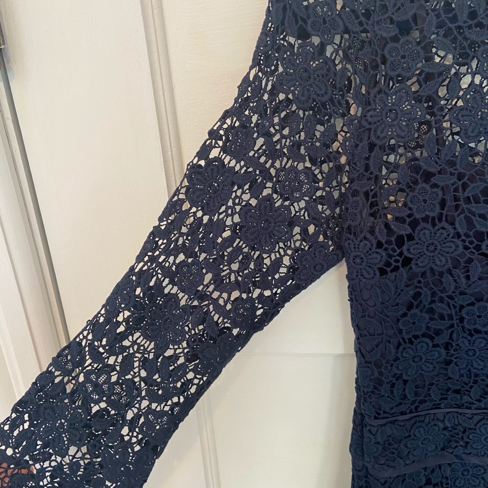 Juicy Couture Navy Lace Dress - Picture 6 of 8